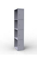 металлический раздевальный шкаф шр -14L400 доп.секция 